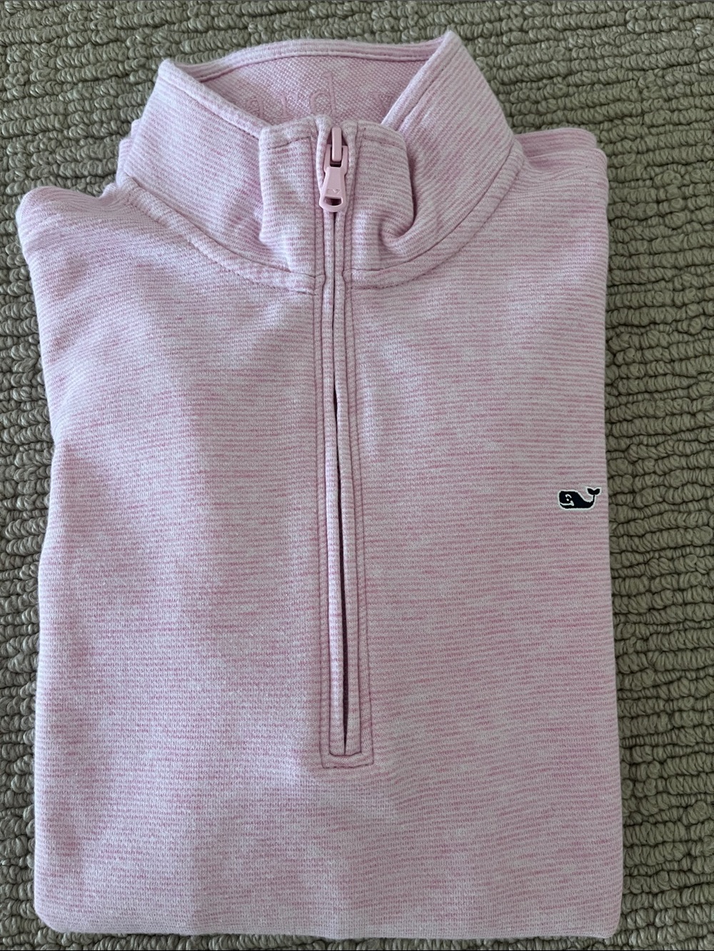 Vineyard Vines Pink Quarter-Zip Pullover